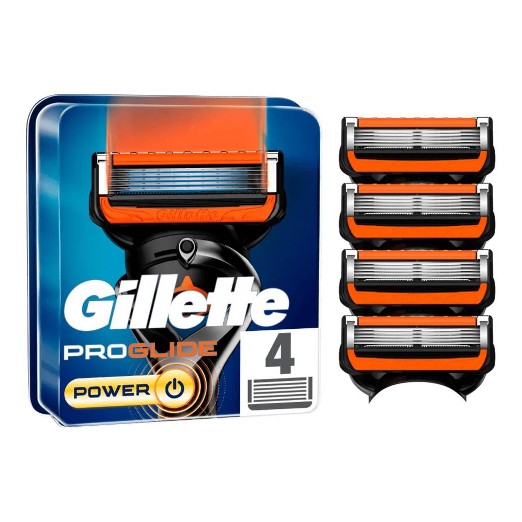 Gillette Gillette Proglide Power Rakblad, 4-pack 7702018010691