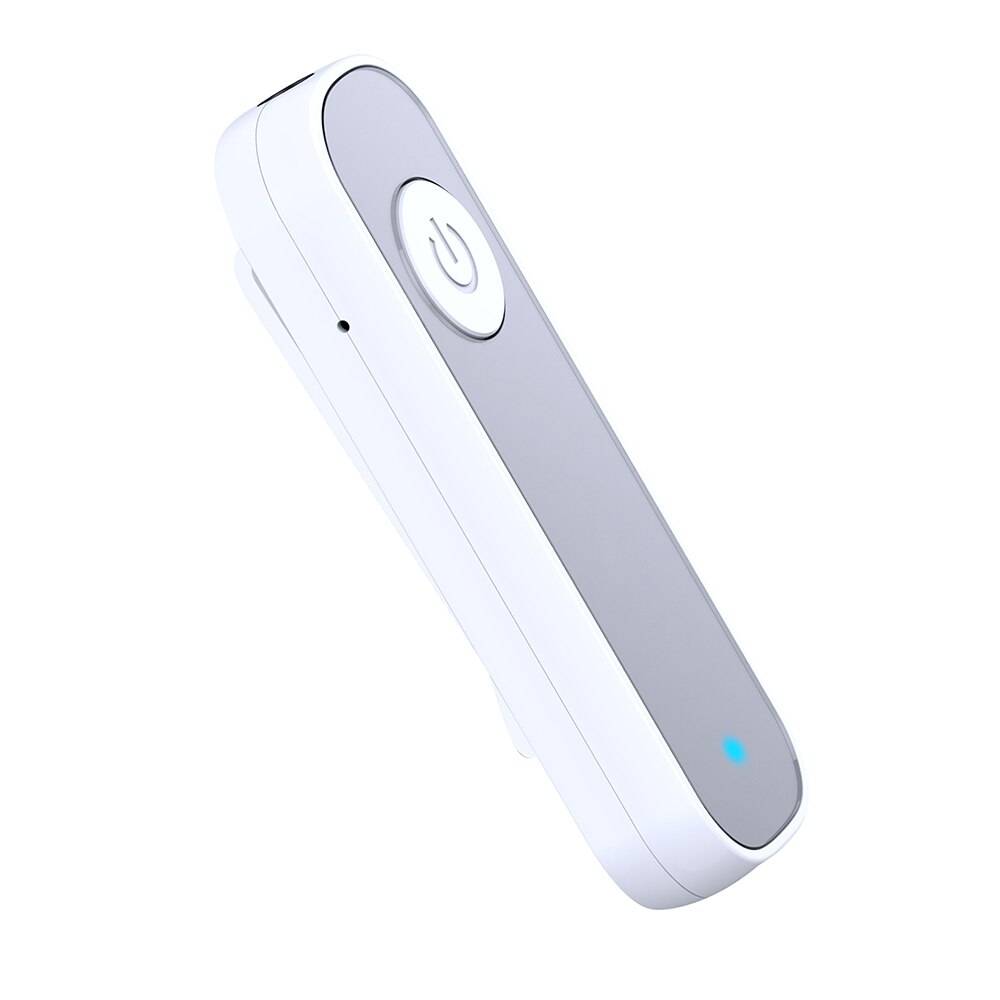 Bluetooth 5.0 mottagare 3.5 mm uttag aux hörlurar bil högtalare mottagare sändare ljud musik trådlös bluetooth klämma adapter - Vit