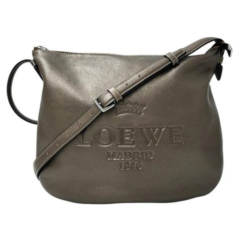 Loewe Pre-owned - Pre-owned Läder Axelremsväska Vintage - Dam - ONE Size - Läder
