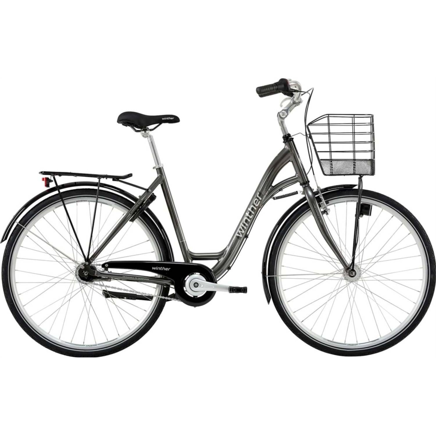 Damcykel Winther Shopping Alu Dam 7vxl Dark Silver 48 2026