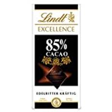 Lindt EXCELLENCE 85 % Kakao - Edelbitter-Schokolade | 100 g Tafel | Extra kräftige Bitter-Schokolade | Intensiver Kakao-Geschmack | Dunkle Schokolade | Vegane Schokolade | Schokoladengeschenk