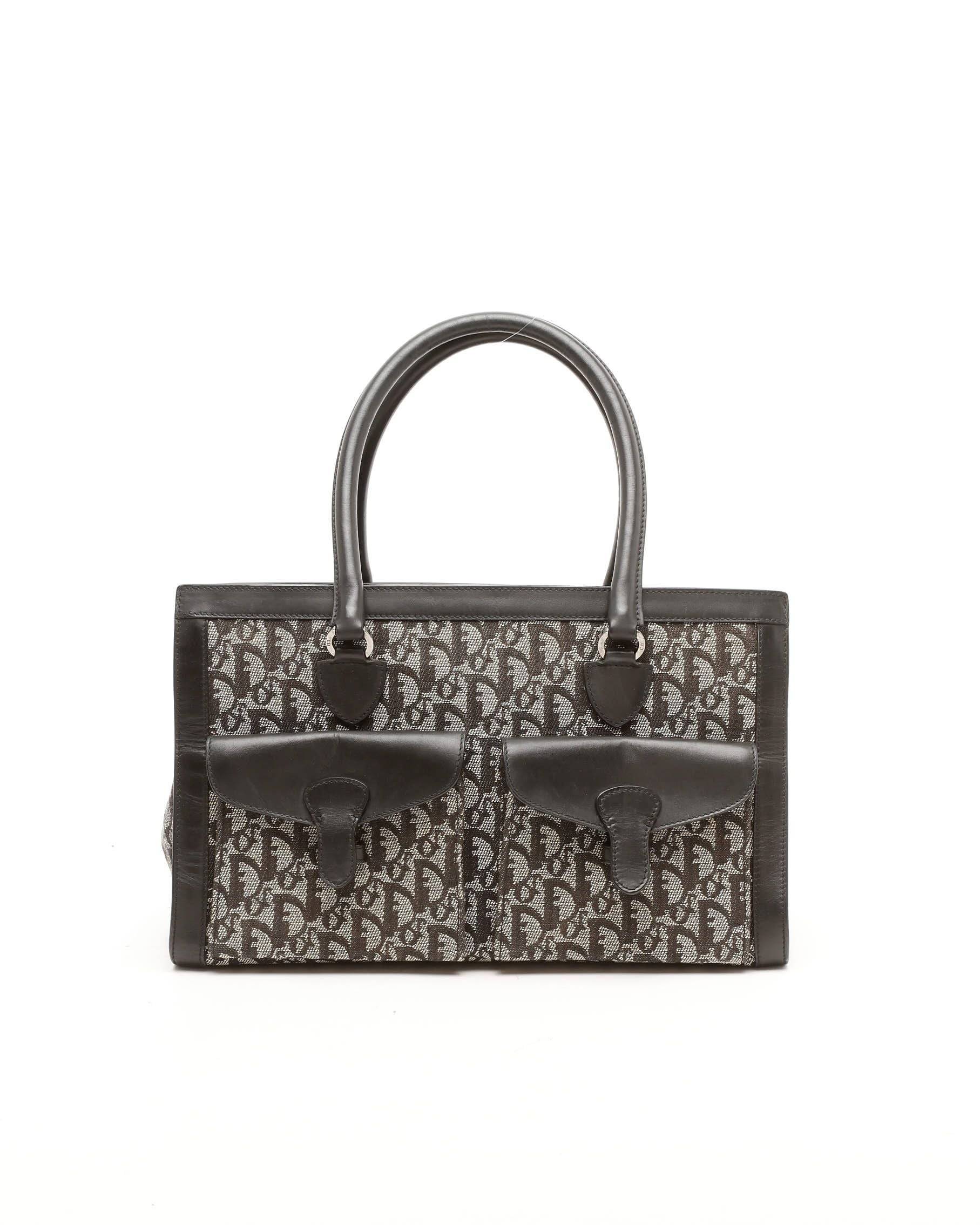 Christian Dior Trotter Tote Bag - Black - One Size