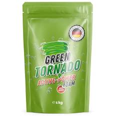 Green Tornado - Active-Power Foam | WC Reiniger mit Aktivsauerstoff - Schaumreiniger, Abflussreiniger und Rohrreiniger - Rohrfrei - Ideal für Badewanne, Waschbecken, Dusche, Küche, Bad, Toilette 1x