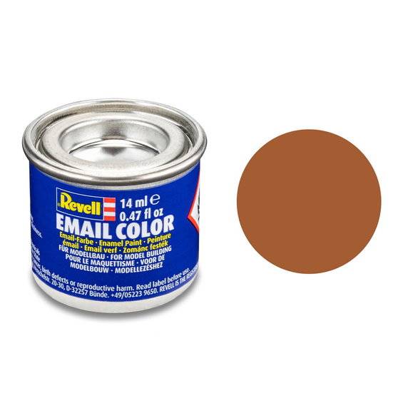 Revell hobbyfärg 14 ml - 85 Brown / mat - Brun