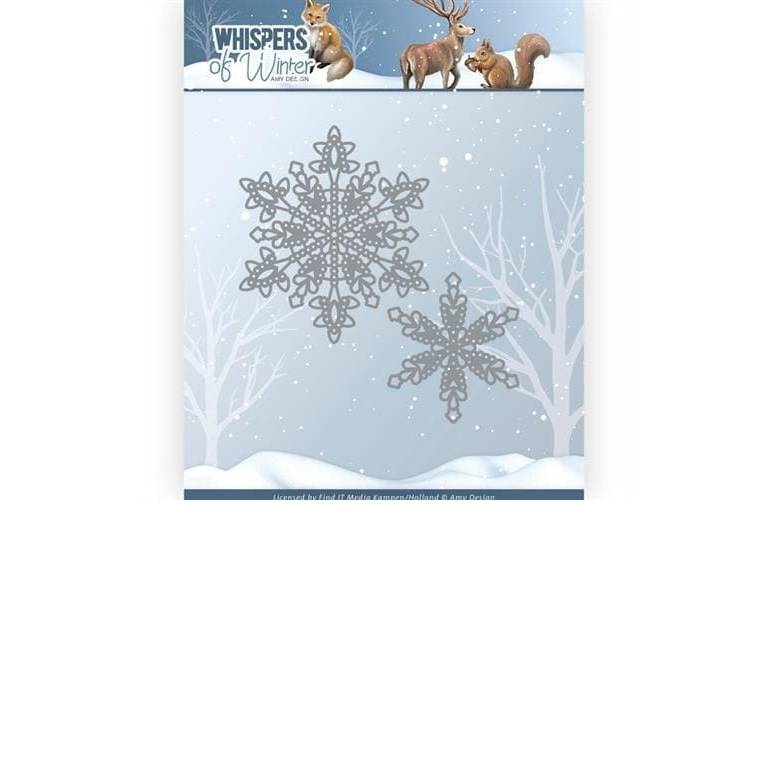 Amy Design Dies - Whispers of Winer - Snowflakes