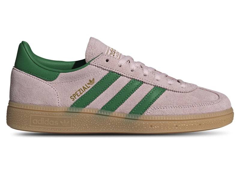 adidas Handball Spezial Clear Pink Green Gold (Women's) - 37 1/3 - 37 1/3