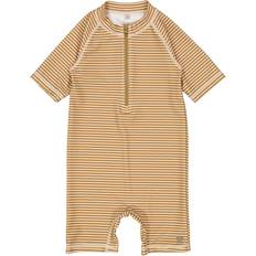 Wheat - UV Badedragt - Cas - Golden Green Stripe 110