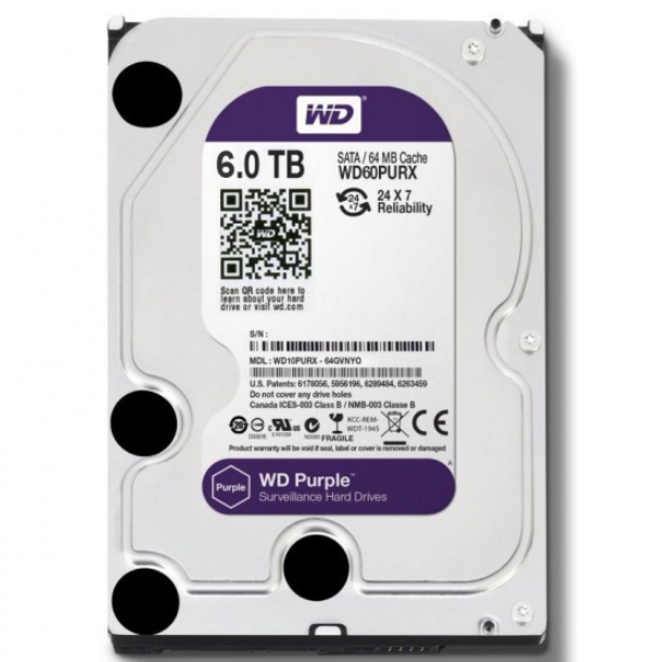 Harddisk 6 TB, 24/7