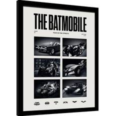 Inramad poster Batman - 1989 Batmobile, 34.3 x 44.5 cm