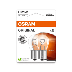 OSRAM - P21W 21W 12V BA15S BLI2