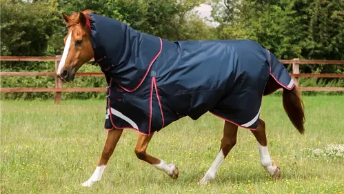 Premier Equine Buster 100g dækken - Snug-fit hals - 5,0" (115cm), Navy