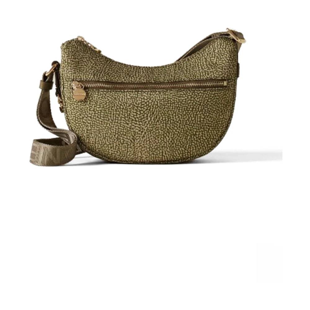 Borbonese Eco Line Mini Skuldertaske - Tasker - Dame - Grøn - ONE SIZE - Uld