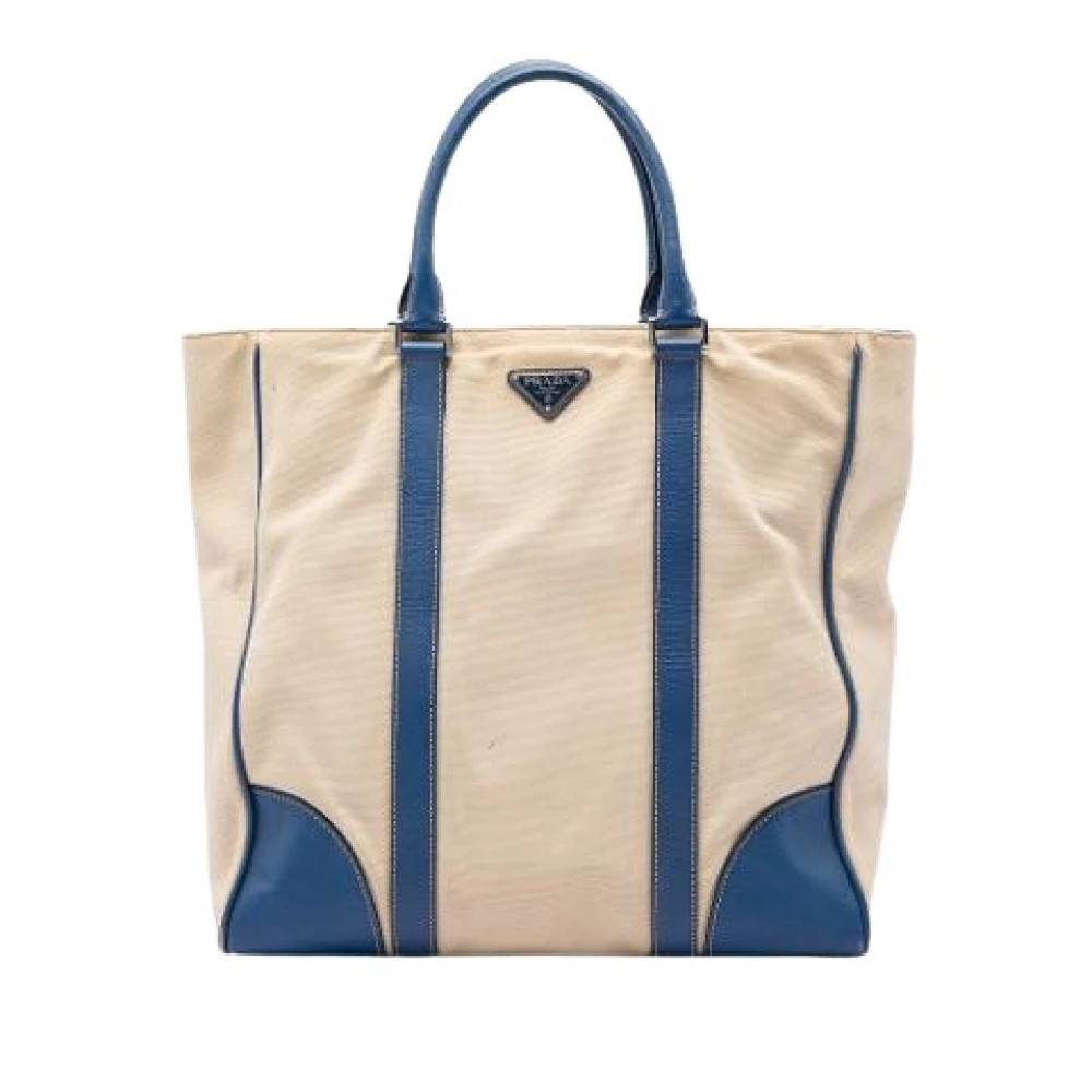 Prada Vintage - Pre-owned Canvas Tote Bag Vintage - Dam - ONE Size - Läder