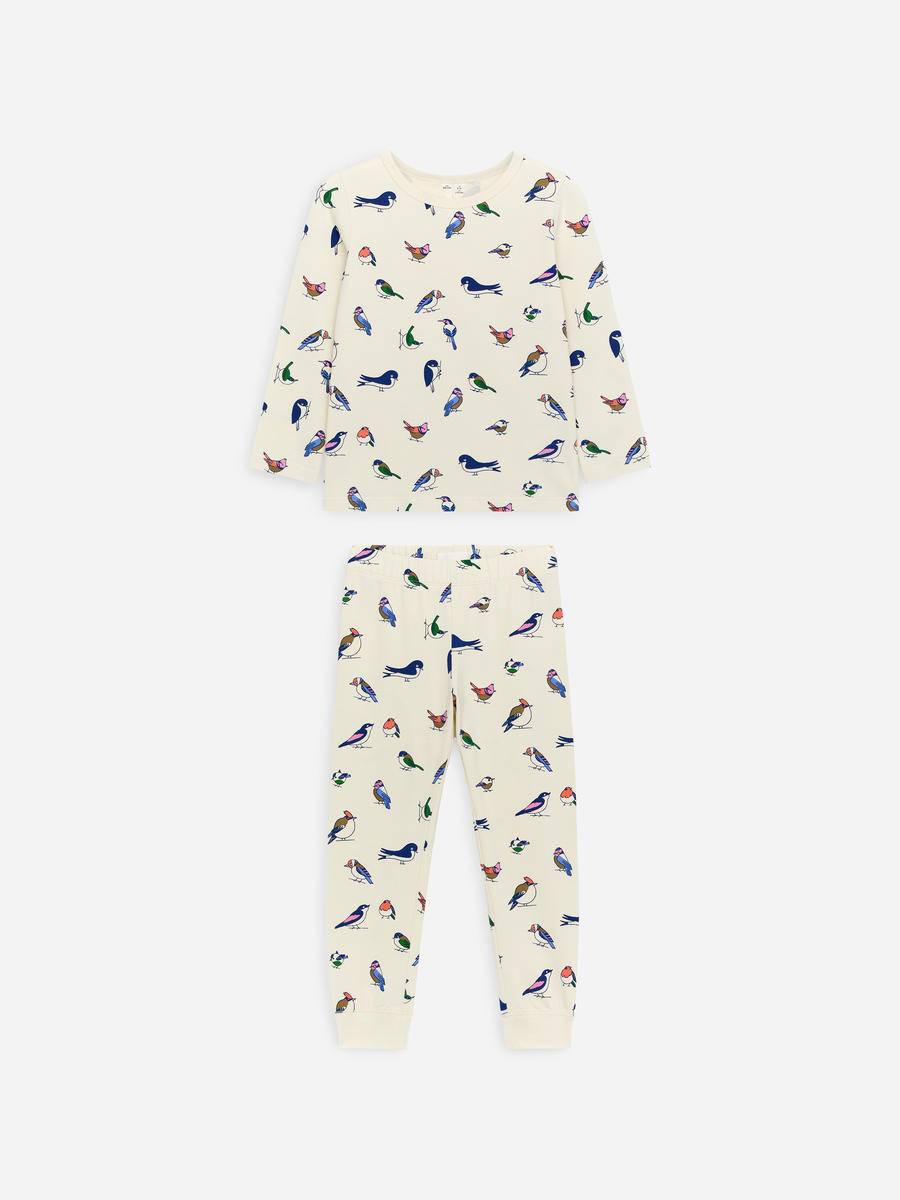 ARKET Trikåpyjamas -Vit, 134/140