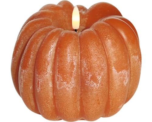 LED-ljus LAFIORA Pumpa varmvit Ø13,7x11,5cm orange inkl. 6h timer