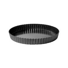 Cook & Baker Premium Tærteform m. løs bund - Ø 28 cm - Rustfrit stål - Sort