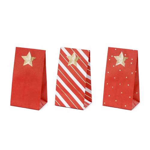 DIY Adventskalender Röd