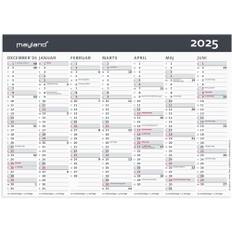 Mayland Kontor-bordkalender Moderne A5 2025 nr. 25058100