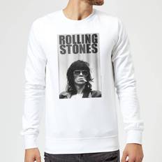 Rolling Stones Keith Smoking Sweatshirt - White - XXL - White