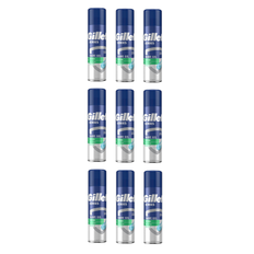 Gillette - Series Sensitive Shaving Gel 200 ml x 9