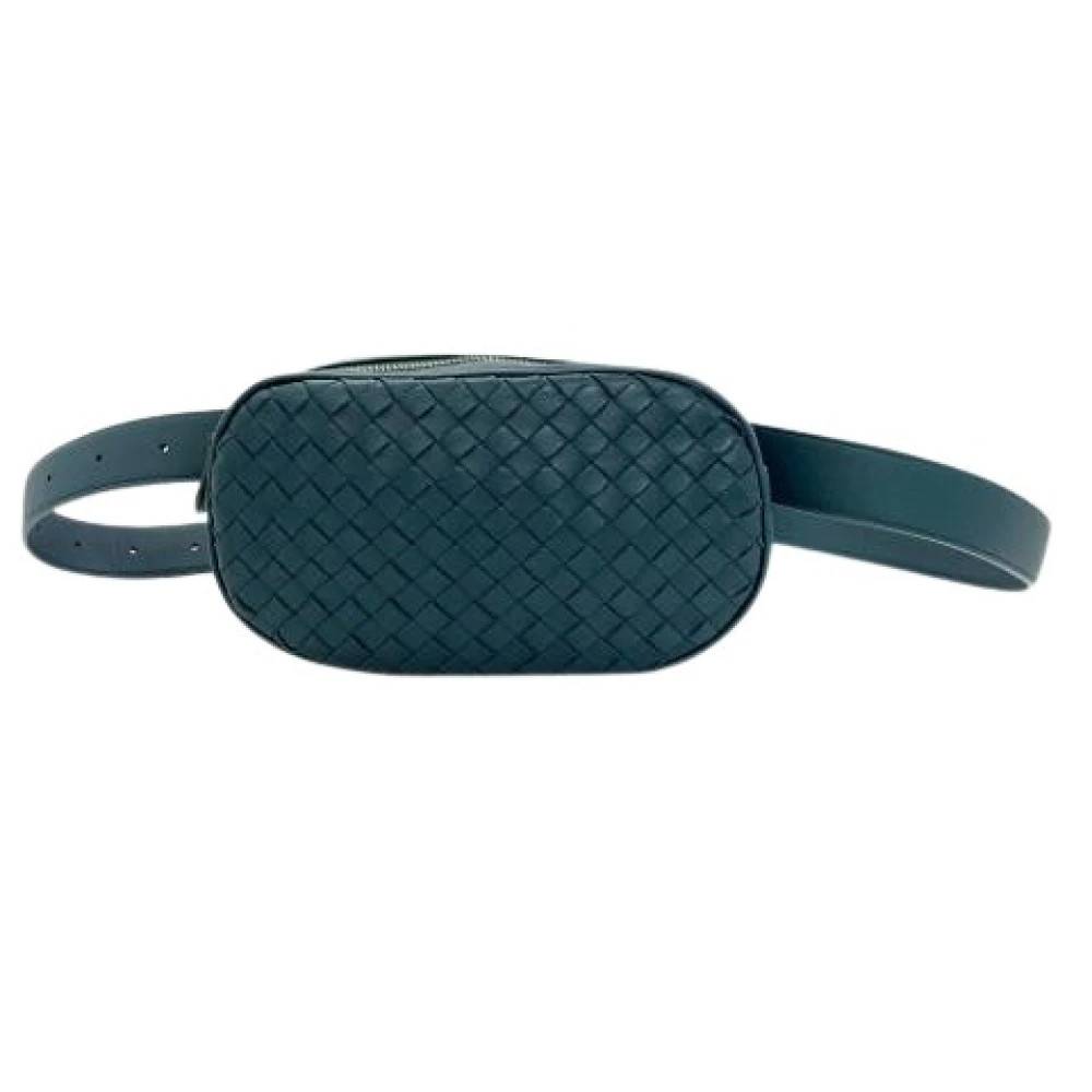 Bottega Veneta Vintage Pre-owned Intrecciato Fanny Pack - Vintage - Dame - Grøn - ONE SIZE - Læder
