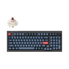 Keychron V5 Max - tastatur - QMK/VIA, tilpasset mekanisk, fuldt samlet knap - carbon-sort Indgangsudstyr