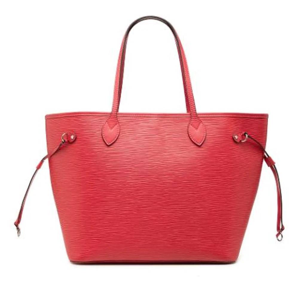 Louis Vuitton Vintage Pre-owned Neverfull MM - Vintage - Dame - Rød - ONE SIZE - Læder