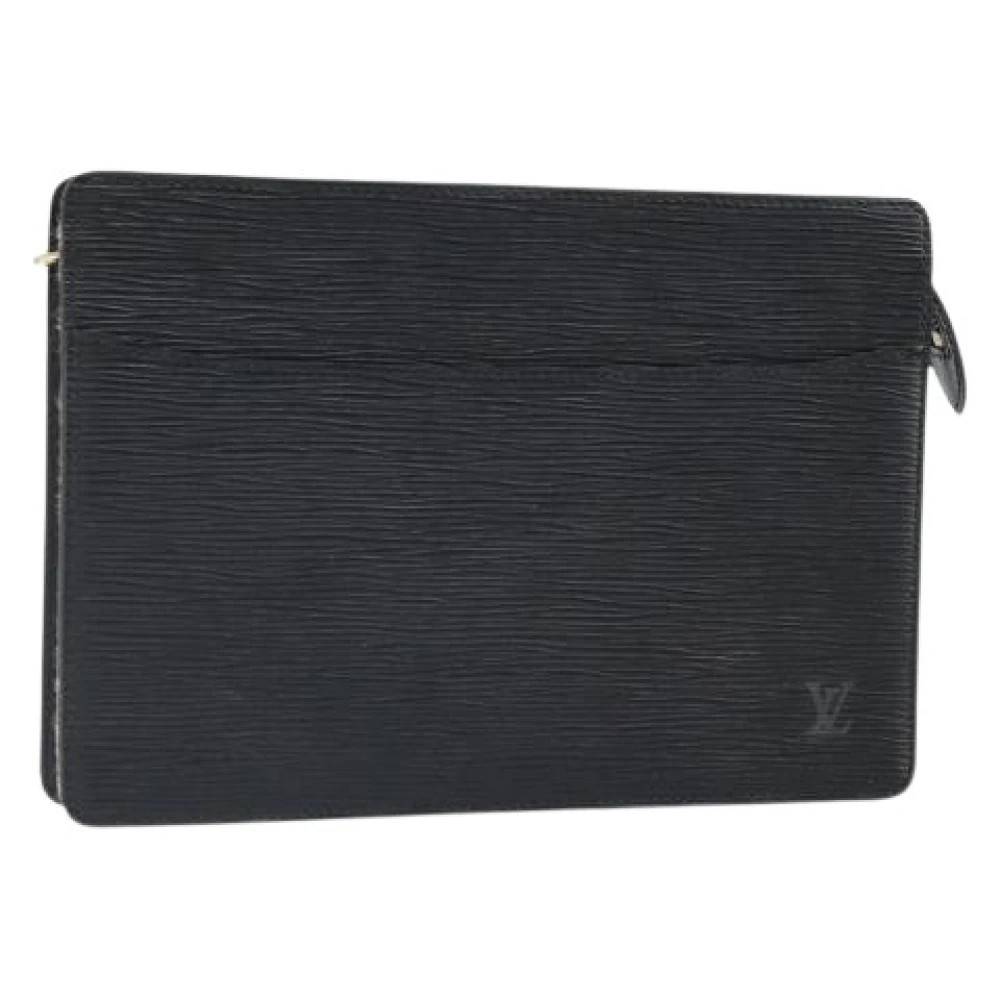 Louis Vuitton Vintage Pre-owned Vintage Epi Clutch Taske - Vintage - Dame - Sort - ONE SIZE - Læder
