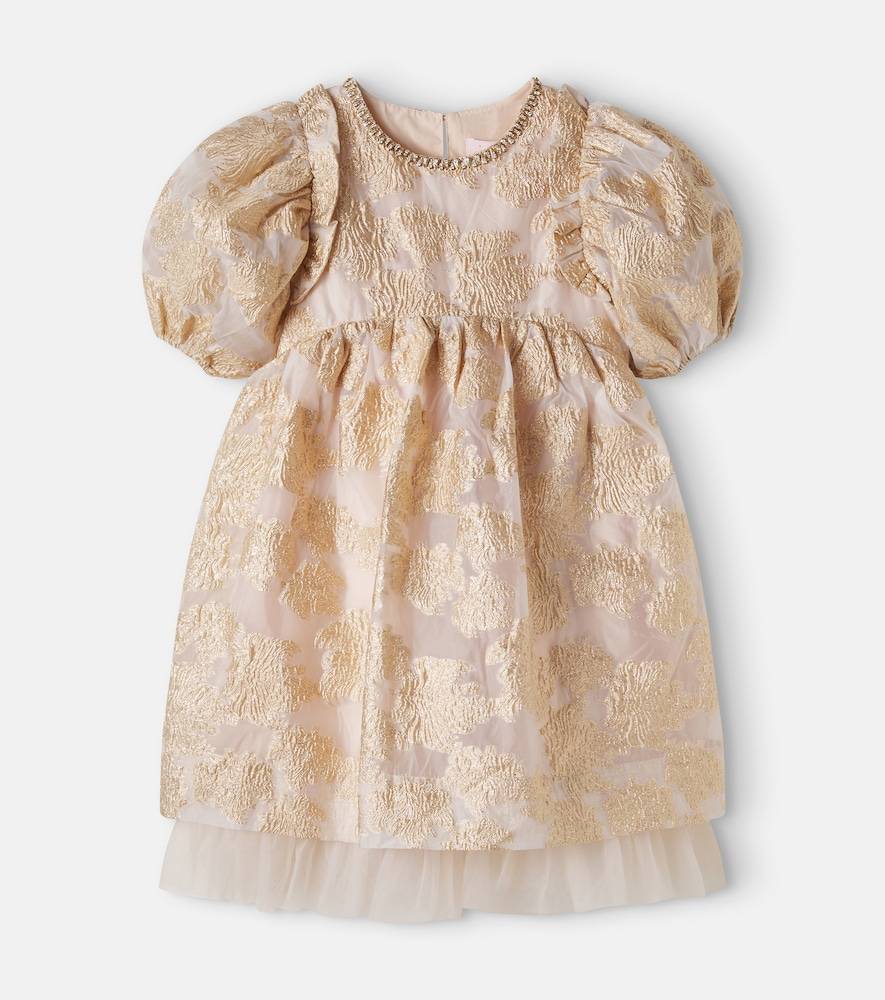 Tutu Du Monde Vestido Swiss Sweetheart de brocado - dorado - Y 4/5