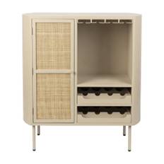 Maya Low Wine Cabinet - Beige