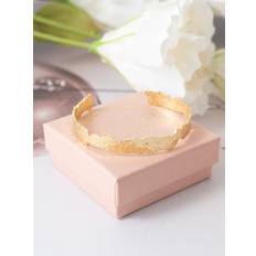 Friihof+Siig Golden Raw Edge Cuff bred forgyldt - | Modetøj til kvinder hos Online-mode
