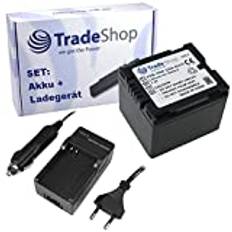 ANGEBOT IM SET: Högpresterande kamera Li-Ion batteri + batteriladdare med biladapter för Panasonic VDR-D310 VDR-D320 VDR-M50B VDR-M50EG-S VDR-M70 VDR-M70B VDR-M70EG-S VDR-M-30 VDR-M-50 VDR-D-120