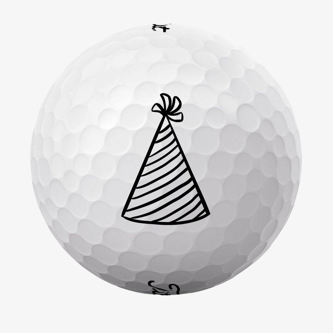 Golfbolde med festhat