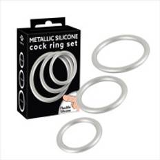 Metallic Silicone Cock Ring Set