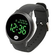 Klocka, Snygg, Ultratunn, Bakgrundsbelyst, Rund Färgskärm, 12 Timmars Växling, Herrsko Digital Watch for Work (Stor storlek)