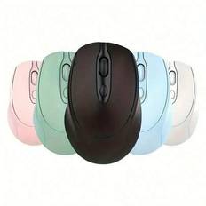 Trådlös mus Uppladdningsbar mus Gamer Dubbla lägen BT5.2-kompatibla 2.4G USB Mute-möss för bärbar datorplatta Tablet - Multifärgad (svart,Vit,rosa,grön,Purpur,blå)