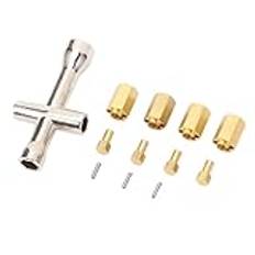 RC 10mm Brass Hex Extension, sturdy Wheel Hex Hub Adapter, Easy Installation, Prevents Shaking, Enhanced Performance for RC Cars