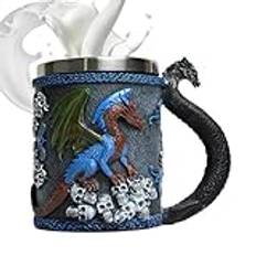 Coola muggar | 3D Dragon Cup - festdekoration 420 ml mugg, samlarobjekt dryckesartiklar för kall och varm dryck