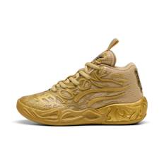 PUMA MB.04 Golden Child Basketball Shoes Kids, Shoes, Gold/Matte Gold/Black, 30 - Black - 30