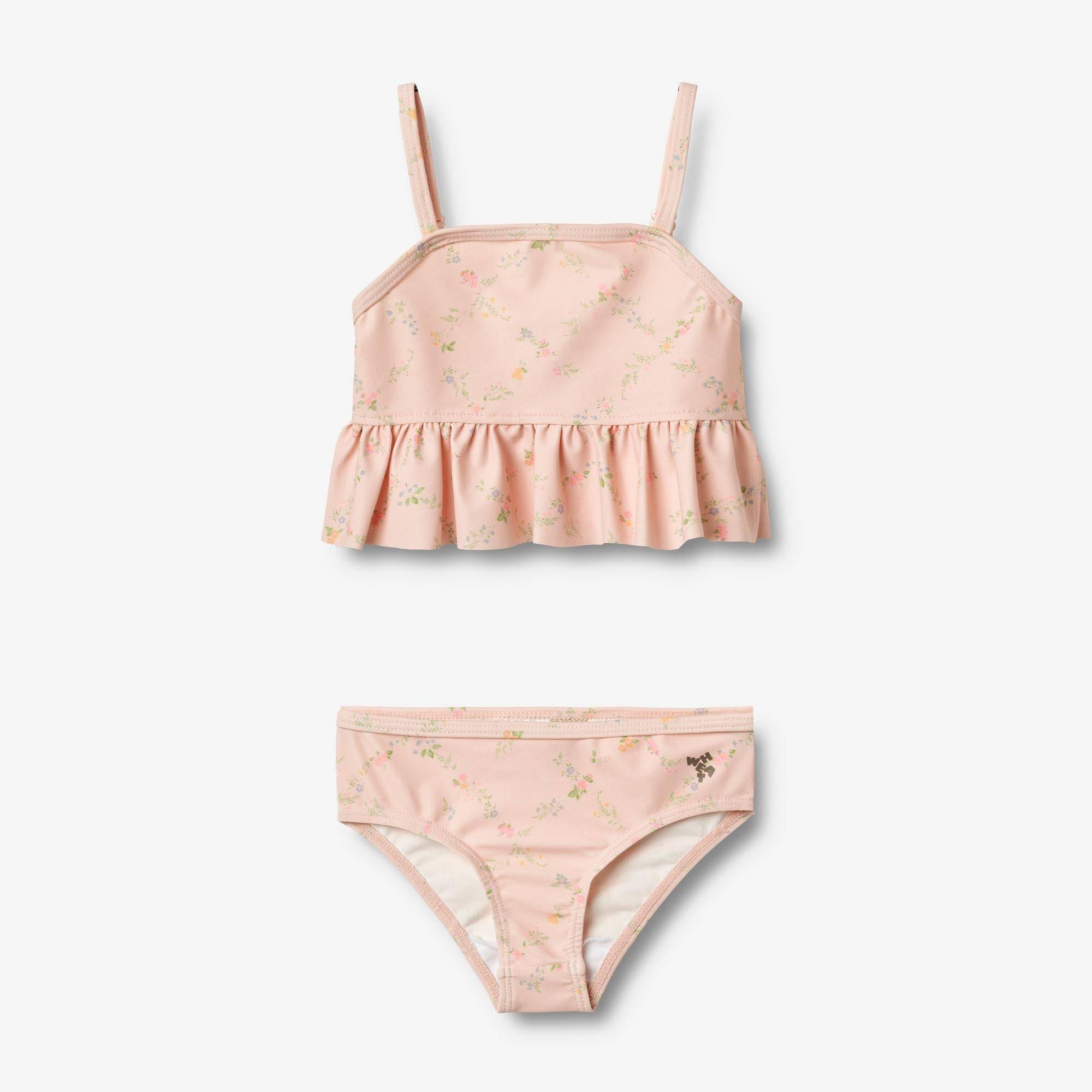 WHEAT® - Bikini Lærke - powder checked flowers - Str 152.