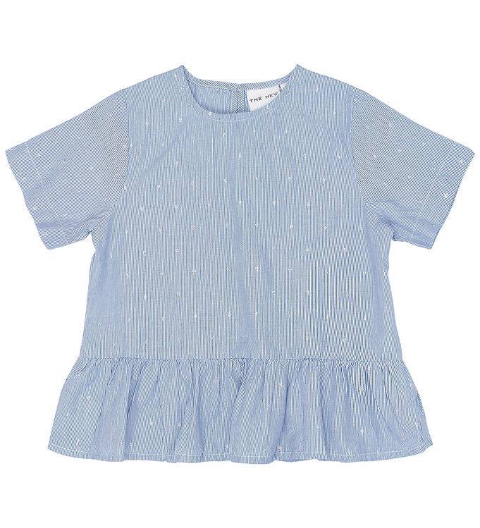 The New Topp - TnTheresa - För alltid Blue Striped - The New - 11-12 år (146-152) - Linne