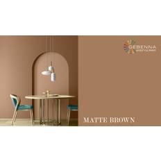 Gebenna Väggfärg: Matte Brown 9 liter