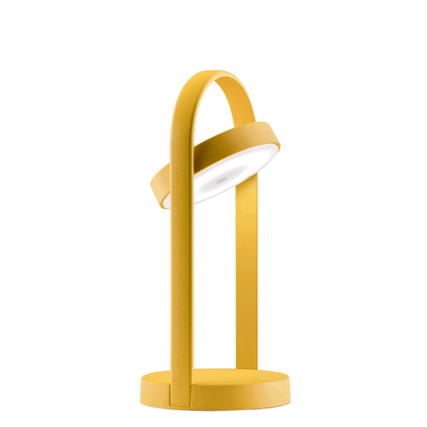 Giravolta LED bordlampe Gul - Outlet.