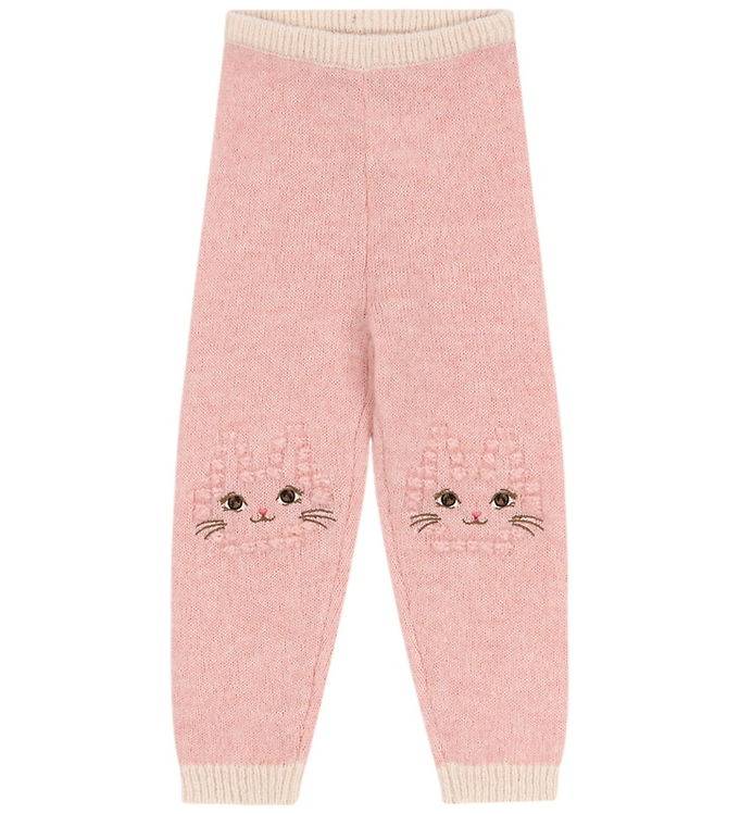 Konges Sløjd Bukser - Strik - Uld - Kitty - Silver Pink - Konges Sløjd - 2 år (92) - Bukser - Uld