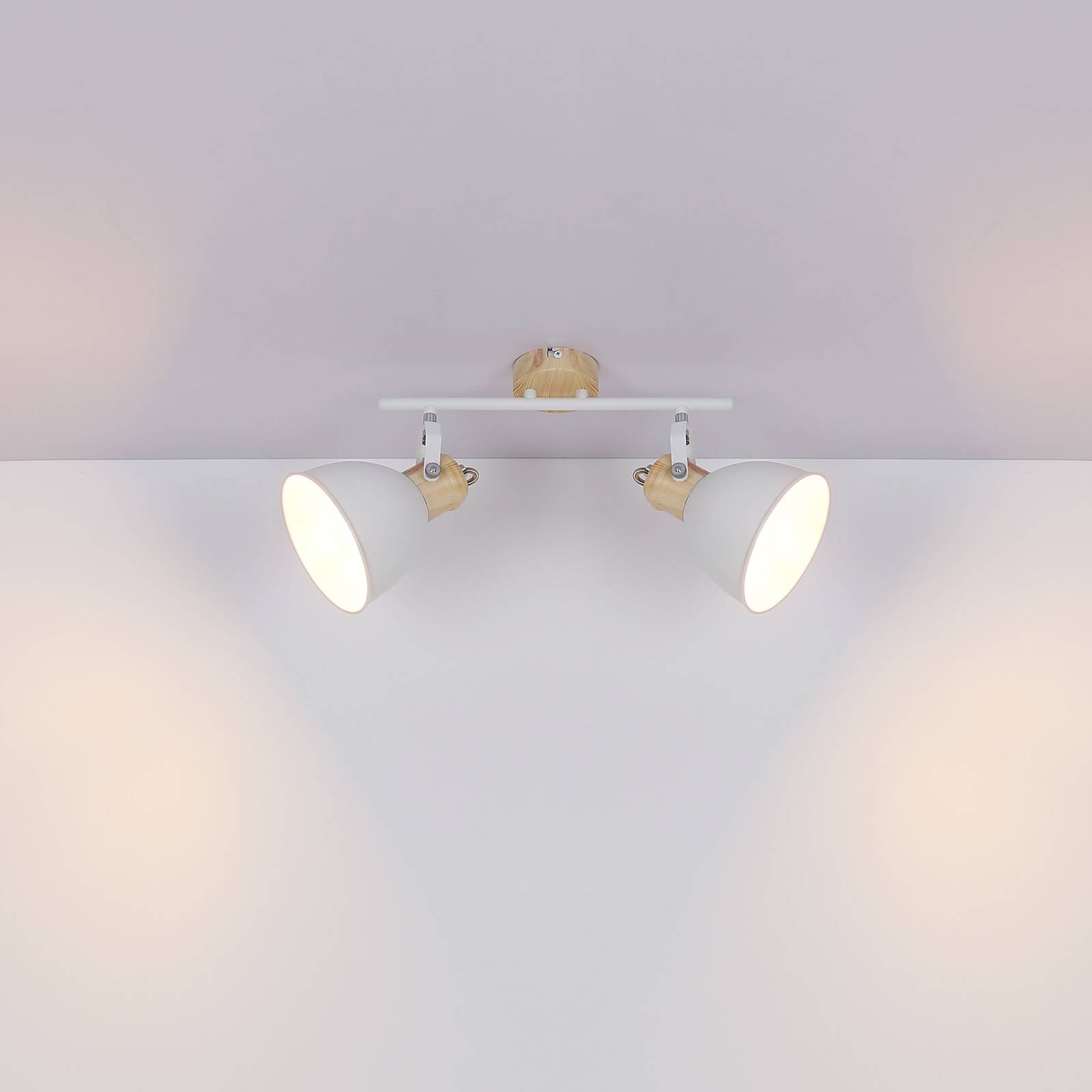 Globo Taklampa Wiho, dimbar, Ljust trä, Vardagsrum / matsal, Metall, Modern, Taklampa