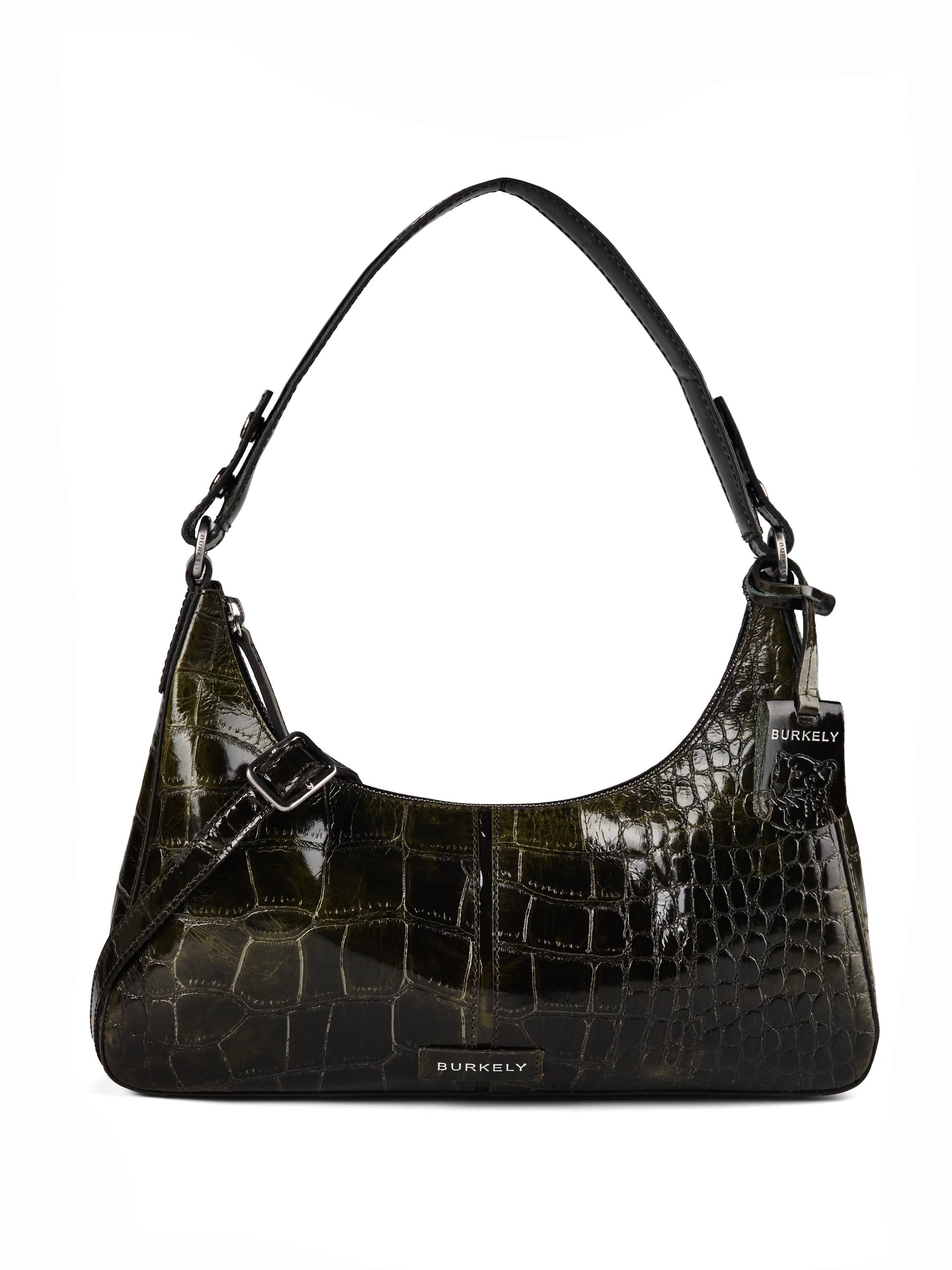 Burkely Cool Colbie Skuldertaske Læder 33 cm  Grøn