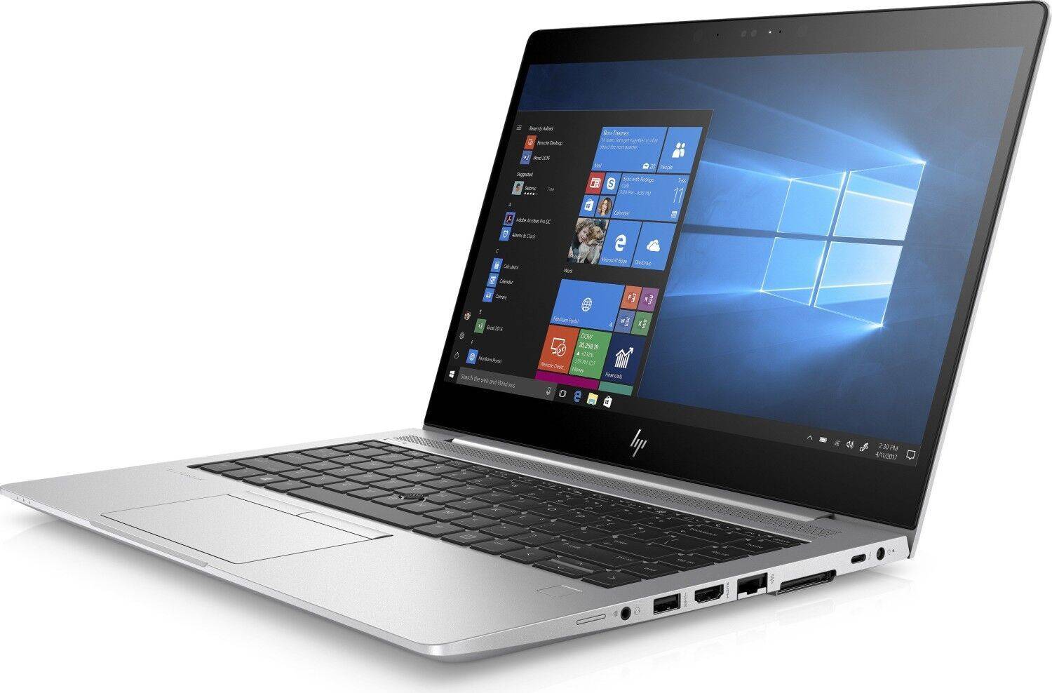 HP EliteBook 840 G5 | i5-8350U | 14" | 16 GB | 256 GB SSD | Webcam | Win 11 Pro | sølv | PT