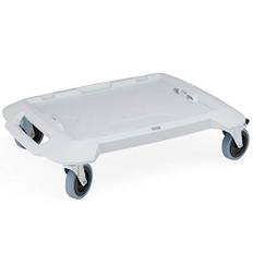 Bosch Sortimo L-Boxx Roller in Grau Werkzeugkoffer Set | Innovatives Transportsystem | Bosch Werkzeugkoffer Leer | Kompatibel mit L-Boxx
