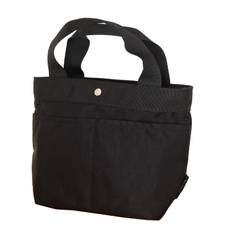 Bon Moment Official Insulated Lunch Mini Tote Wide Stylish Lunch Bag for Small Tote Bag for moment Bag, Style, Gusset, Men, Women, Unisex/bon (Black, svart