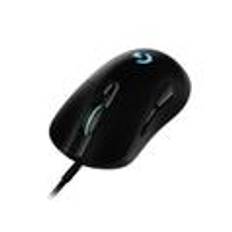 LOGITECH Gaming Mouse G403 HERO Optisk Kabling Sort